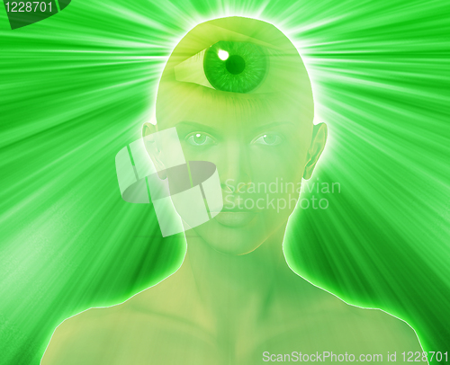 Image of Third eye woman