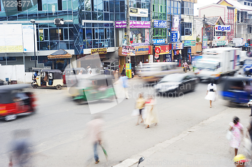 Image of Sri Lankan traffic