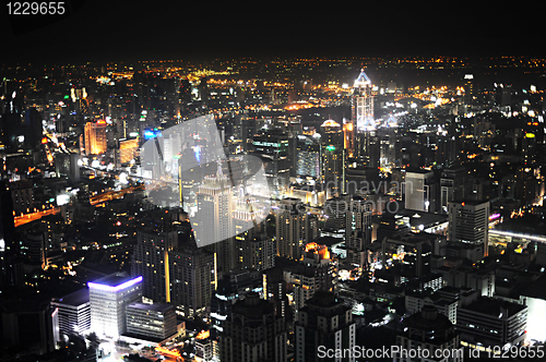 Image of Bangkok at night