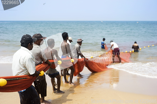 Image of Sri Lankan fishermans