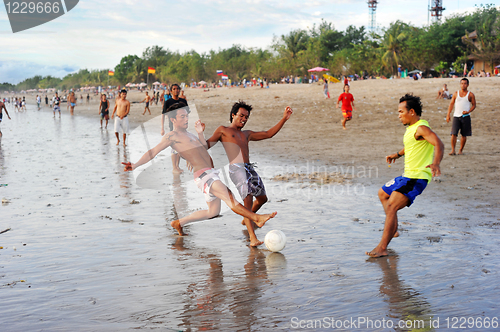 Image of Soccer on the beach