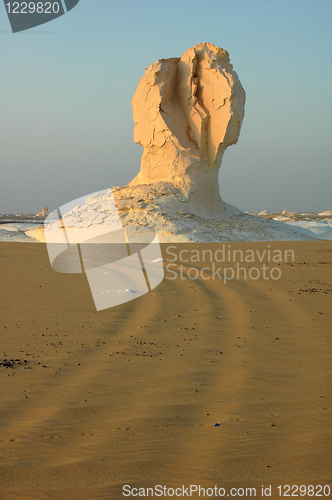 Image of Landscape of the White Desert in Egypt