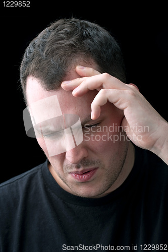 Image of Man With Headache or Migraine Pain