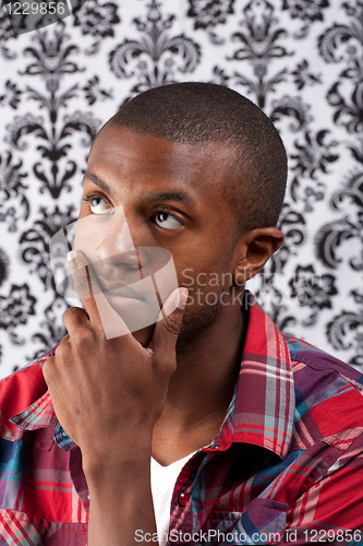 Image of Contemplative Young Man