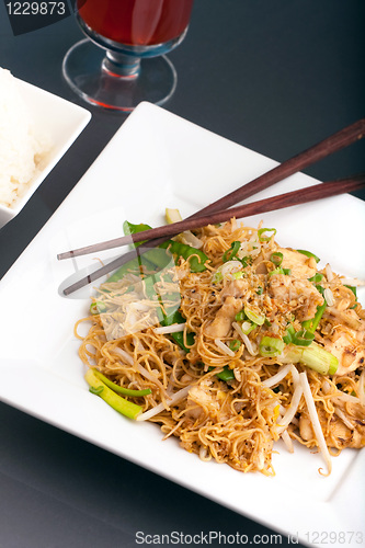 Image of Thai Noodle Stir Fry with Chicken