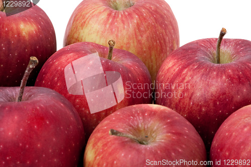 Image of Group of Red Delicious Apples