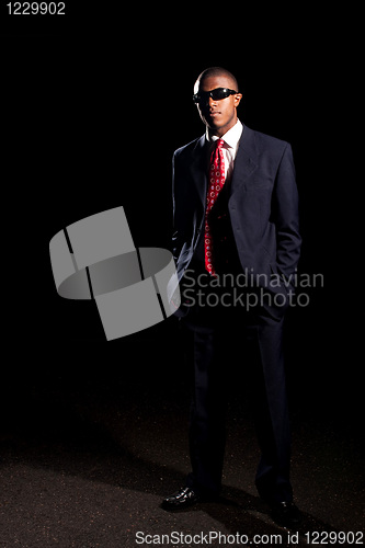 Image of Stylish Business Man Wearing Shades