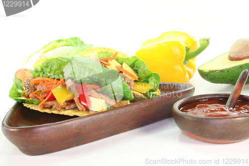 Image of Mexican tacos with beef