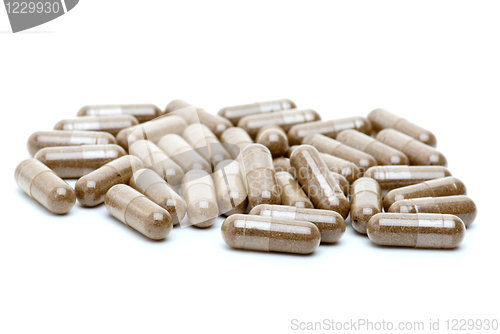 Image of Some  homeopathic brown pills