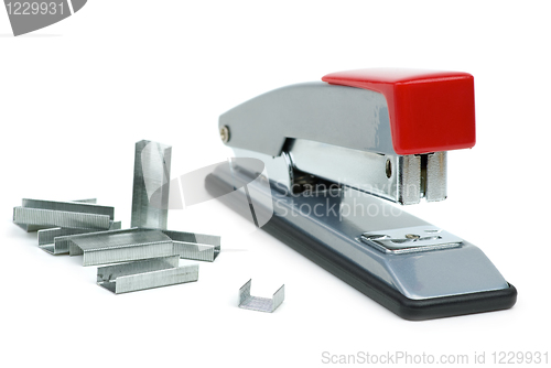 Image of Staples and stapler