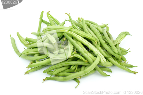 Image of Pile of green french beans