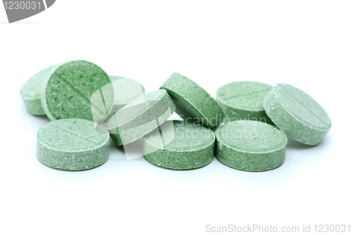 Image of Some green tablets