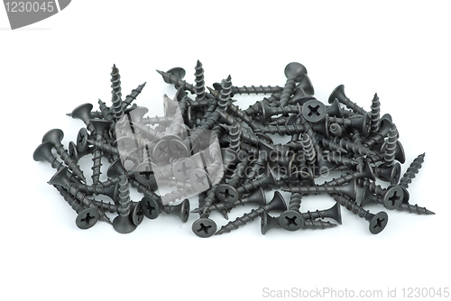 Image of Pile of wood screws