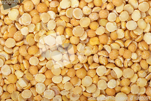 Image of Background of split dried pea 