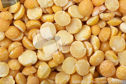 Image of Background of split dried pea