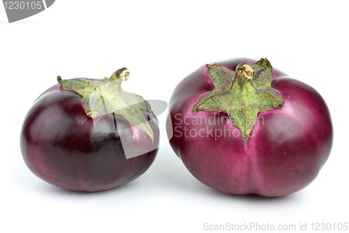 Image of Three eggplants