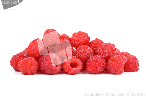 Image of Pile of raspberries