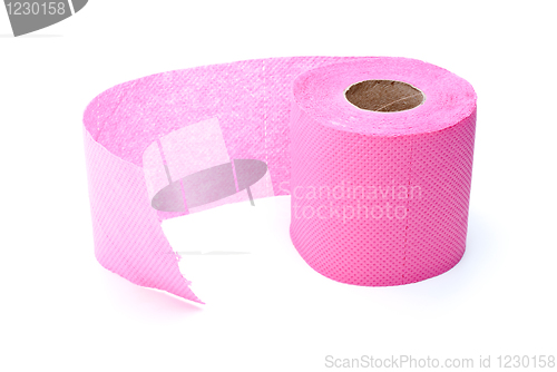 Image of Pink toilet paper