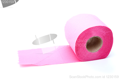 Image of Pink toilet paper