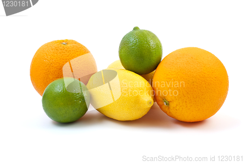 Image of Oranges, limes and lemon