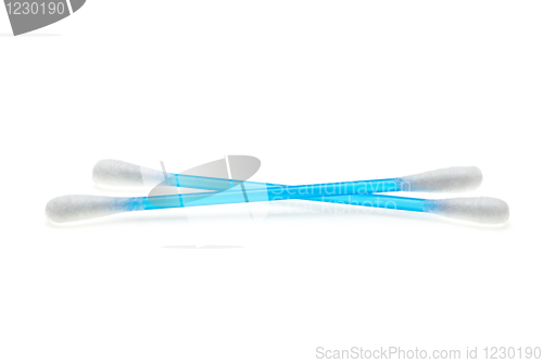 Image of Two cotton buds