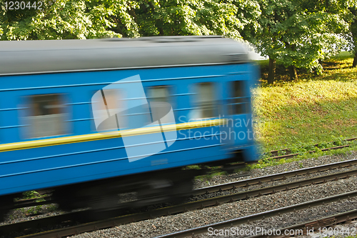 Image of The last wagon of train