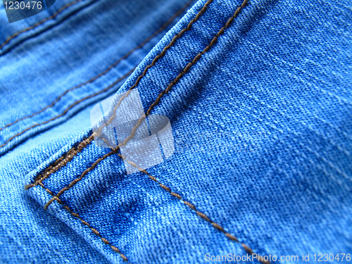 Image of blue jeans background