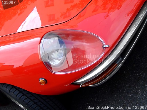 Image of Small red sport car