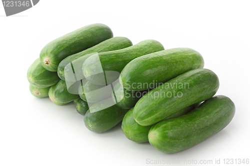 Image of The green cucumbers