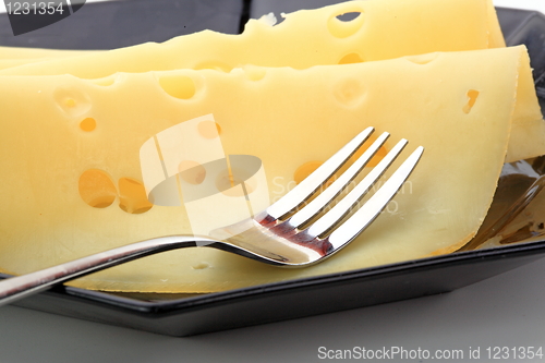 Image of The cutted cheese 