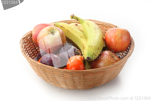 Image of The closeup of various fruits