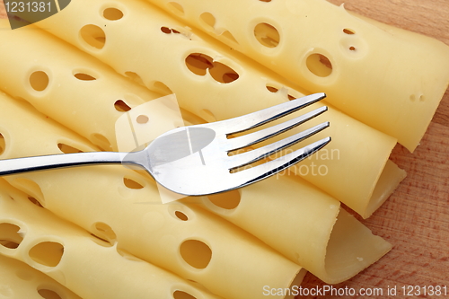 Image of The cutted cheese 