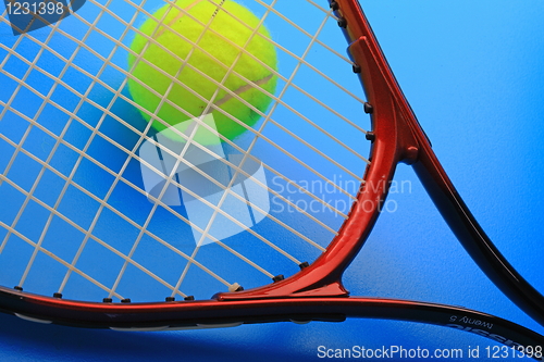 Image of The tennis ball