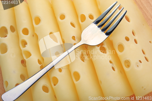 Image of The cutted cheese 