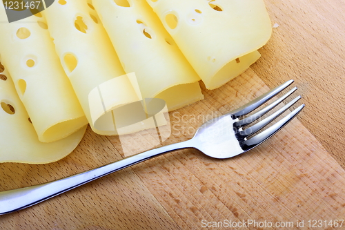 Image of The cutted cheese 