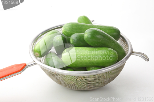 Image of The green cucumbers