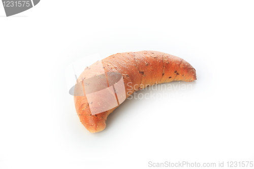 Image of Bread loaf isolated on white background