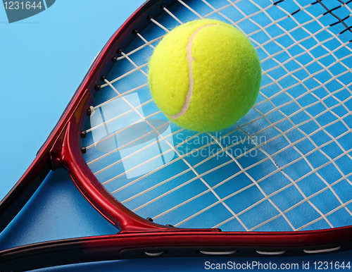 Image of The tennis ball