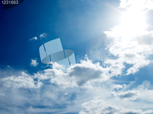 Image of blue sky