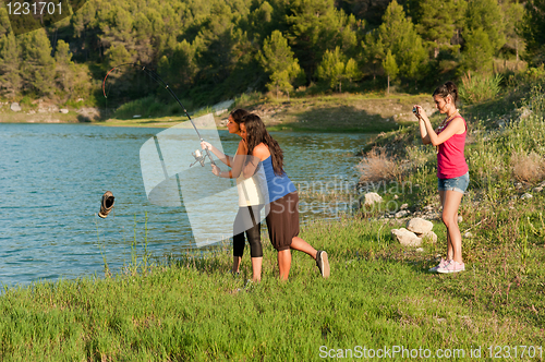 Image of Fishing a boot