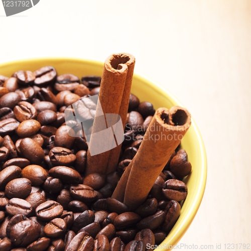 Image of cinnamon and coffee