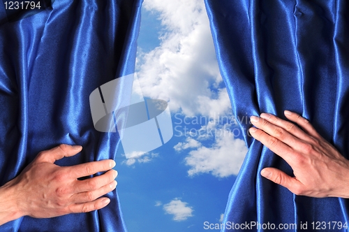 Image of blue sky