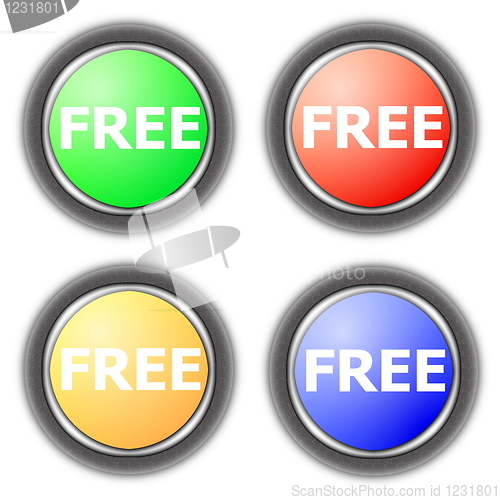 Image of free button collection