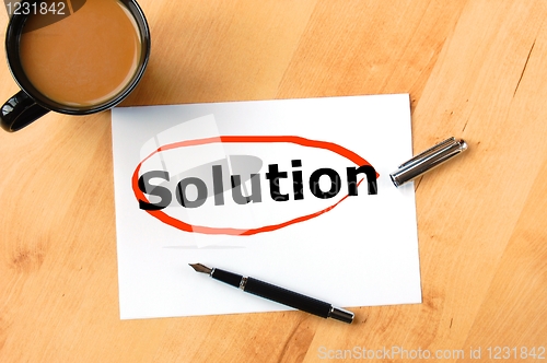 Image of solution