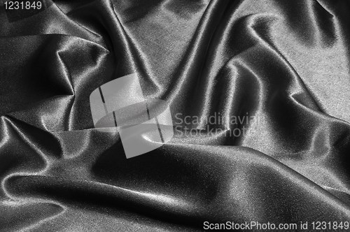 Image of black satin background