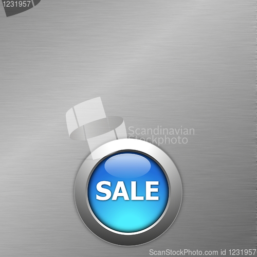 Image of blue sale button