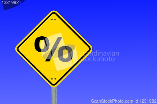 Image of percent sign