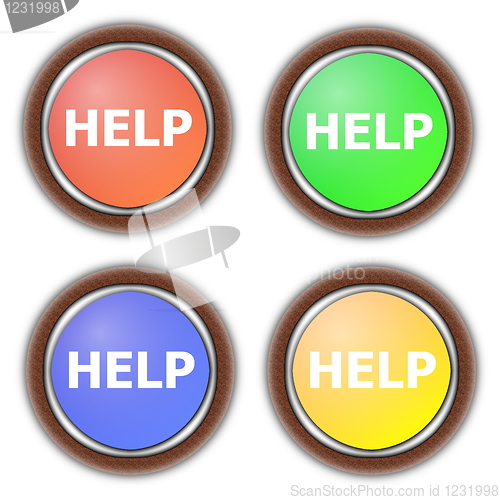 Image of help button collection