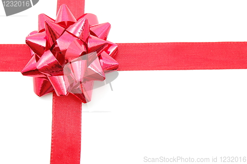 Image of Christmas Gift with ribbon