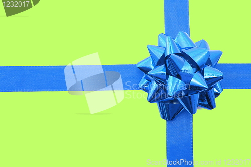 Image of Christmas Gift with ribbon